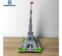Orgoglio francese: Torre Eiffel di Parigi Micro Mini blocchi di costruzione Scelta di 3 dimensioni Kit giocattolo puzzle di architettura per adulti Assemblare regalo di mattoni