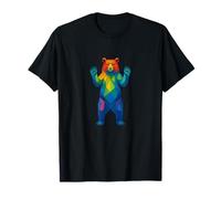Orgoglio, Gay Pride 2025, bandiera dell'orso orgoglio, gay, bandiera arcobaleno Maglietta