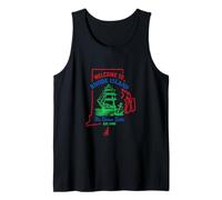 Orgoglio Nautico del Rhode Island con Design Vintage Canotta