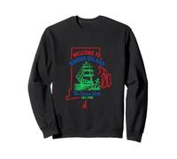Orgoglio Nautico del Rhode Island con Design Vintage Felpa