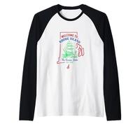 Orgoglio Nautico del Rhode Island con Design Vintage Maglia con Maniche Raglan
