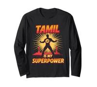 Orgoglio Tamil Sri Lanka Tamil Is My Superpower Maglia a Manica