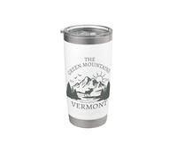 Orgoglio vintage delle alci del Vermont Green Mountain State Bicchiere termico in acciaio inox doppia parete