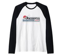 Orgoglio Vintage di Missoula Montana Maglia con Maniche Raglan
