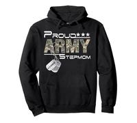 Orgogliosa Esercito Matrigna Esercito Laurea Matrigna US Army Matrigna Felpa con Cappuccio