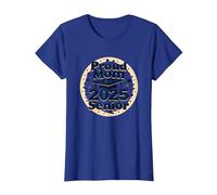 Orgogliosa Mamma di Una Celebrazione della Laurea Senior 2025 Maglietta, Donna, Blu Reale, L