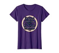 Orgogliosa Mamma di Una Celebrazione della Laurea Senior 2025 Maglietta, Donna, Viola, L