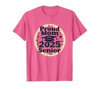 Orgogliosa Mamma di Una Celebrazione della Laurea Senior 2025 Maglietta, Uomo, Rosa mélange, L