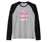 Orgogliosa Mamma di Una Figlia Fantastica Maglia con Maniche Raglan