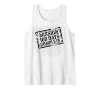 Orgogliosa Missione 100 Giorni Scuola Completa Truppe Militare Famiglia Canotta