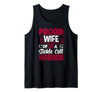 Orgogliosa Moglie di Una consapevolezza falciforme Guerriero falciforme Canotta