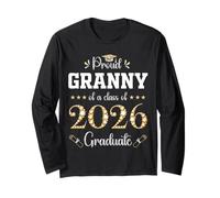 Orgogliosa Nonna di Una Laurea Senior 2026 Maglia a Manica