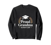 Orgogliosa Nonna Il Mio Cuore è Piena Laurea Felpa
