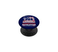 Orgogliosa rivoluzione americana discendente PopSockets PopGrip Adesivo