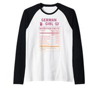 Orgogliose Donne tedesche con Radici tedesche Maglia con Maniche Raglan