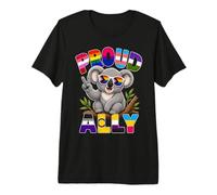 Orgoglioso alleato Koala LGBTQ Pride Mese Maglietta Premium