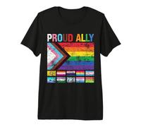 Orgoglioso alleato LGBTQI Pride Mese Maglietta Premium