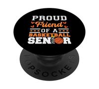 Orgoglioso amico di un laureato di basket senior 2026 2026 PopSockets PopGrip Adesivo