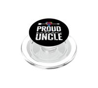 Orgoglioso autismo zio neurodiversità amore PopSockets PopGrip per MagSafe
