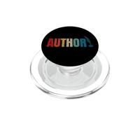 Orgoglioso autore pubblicato mamma papà vintage poeta libro scrittore PopSockets PopGrip per MagSafe