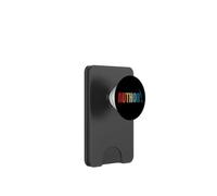 Orgoglioso autore pubblicato mamma papà vintage poeta libro scrittore PopSockets PopWallet per MagSafe
