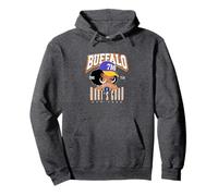 Orgoglioso Buffalo BFLO 716 WNY Afro Queen Pride Felpa con Cappuccio
