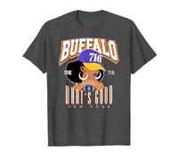 Orgoglioso Buffalo BFLO 716 WNY Afro Queen Pride Maglietta