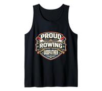 Orgoglioso Canottaggio Padrino Barca Rower Crew Team Matching Family Canotta