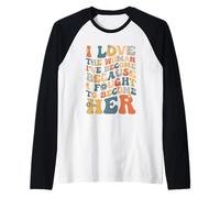 Orgoglioso della Donna Che Sono diventato, Empowerment Donne Positive Maglia con Maniche Raglan