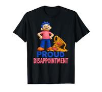 Orgoglioso delusione Divertente Claymation Trophy Meme ironico Maglietta