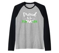 Orgoglioso di Essere Burundi Bandiera Burundi Pride Heritage Maglia con Maniche Raglan