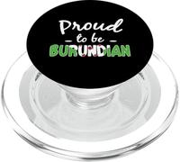 Orgoglioso di essere Burundi Bandiera Burundi Pride Heritage PopSockets PopGrip per MagSafe