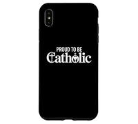 Orgoglioso di essere cattolico Crocifisso & Calice Art Custodia per iPhone XS Max