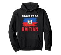 Orgoglioso di essere Haitian Haiti Flag Day Felpa con Cappuccio