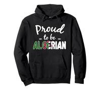 Orgoglioso di Essere l'Algeria Pride Maghreb Heritage Felpa con Cappuccio