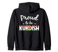 Orgoglioso di Essere l'orgoglio curdo del Kurdistan dicendo lidentità curda Felpa con Cappuccio