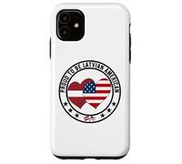 Orgoglioso di essere l'orgoglio lettone americano I Love USA I Love Lettonia Custodia per iPhone 11
