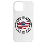 Orgoglioso di essere l'orgoglio lettone americano I Love USA I Love Lettonia Custodia per iPhone 14
