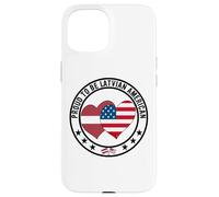 Orgoglioso di essere l'orgoglio lettone americano I Love USA I Love Lettonia Custodia per iPhone 15