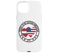 Orgoglioso di essere l'orgoglio lettone americano I Love USA I Love Lettonia Custodia per iPhone 15 Plus