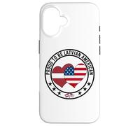Orgoglioso di essere l'orgoglio lettone americano I Love USA I Love Lettonia Custodia per iPhone 16