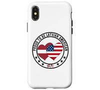 Orgoglioso di essere l'orgoglio lettone americano I Love USA I Love Lettonia Custodia per iPhone X/XS