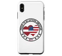 Orgoglioso di essere l'orgoglio lettone americano I Love USA I Love Lettonia Custodia per iPhone XS Max