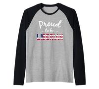 Orgoglioso di essere l'orgoglio liberiano della Liberia Maglia con Maniche Raglan