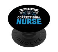 Orgoglioso di essere un'infermiera correttiva PopSockets PopGrip Adesivo