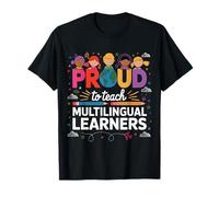 Orgoglioso di insegnare agli studenti multilingue orgoglioso insegnante ESL Maglietta