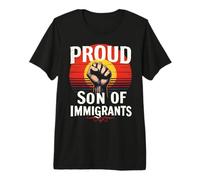 Orgoglioso Figlio degli immigrati PRO-immigrazione Maglietta Premium