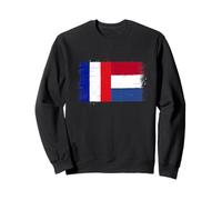 Orgoglioso Francese Olandese La Bandiera Francia Paesi Bassi Felpa