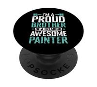 Orgoglioso Fratello Impressionante Pittore PopSockets PopGrip Adesivo