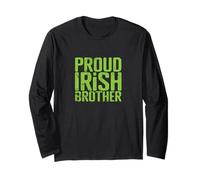 Orgoglioso Fratello Irlandese Clover Irlanda Maglia a Manica